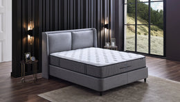Letto a molle con materasso a molle “Ergocoil Infinity Pro” per chi dorme sulla schiena e sul fianco