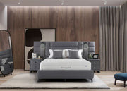Letto box spring con materasso Visco Pocket “Olivia” - 180 x 200 cm
