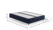 Letto a molle con materasso a molle 